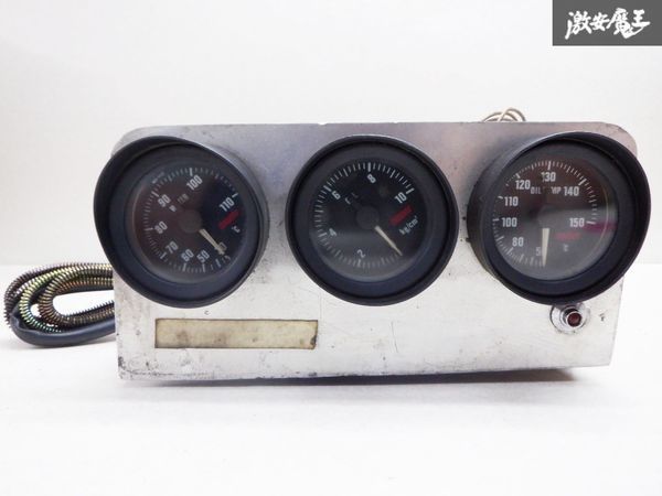 売り切り!!OMORI 大森 OILTEMP 油温計 OILPRESS 油圧計 WATERTEMP
