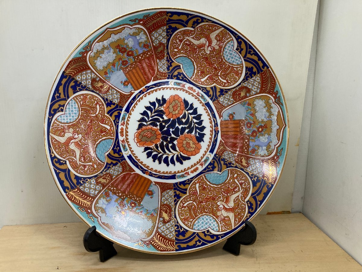 p.MA большая тарелка Imari .. феникс большая тарелка орнамент тарелка 45,5.