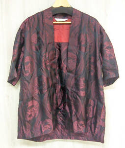 SASQUATCHfabrix.サスクワァッチファブリックス ORIENTAL DRAGON HAORI SHIRT オリエンタルドラゴン 半袖シャツ [20SS-SY5-007] レッド [L]