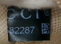 GUCCI 527792 スモールプリント ボディバッグ レザー ブラック 保存袋付き グッチ_画像7