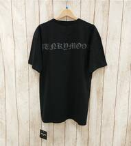 JUNKYMOOD ジャンキームード PUKU Tee タグ付き 半袖Tシャツ JMWS2211-003 ロゴプリント ブラック Lサイズ ストリート メンズ_画像2