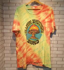 THE ALLMAN BROTHERS オールマン・ブラザーズ・バンド ★80s Hanesボディ バンTee タイダイ 半袖Tシャツ 2XLサイズ