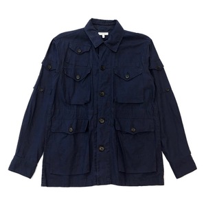 ENGINEERED GARMENTS リネンコットンジャケット サファリジャケット ネイビー エンジニアドガーメンツ サイズS 店舗受取可