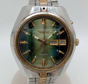 ジャンク 【ジャンク】 ORIENT オリエント CA 自動巻き メンズ 腕時計 G429-28560 グリーン 23石 デイデイト