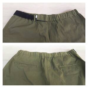 Graphpaper グラフペーパー【GM201-40083B】Stretch Typewriter cook pants メンズ【日本製】カーキ グリーン系 ボトムス【F】コックパンツの画像3