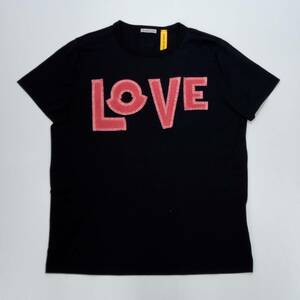 MONCLER モンクレール 半袖 Tシャツ18SS GENIUS 1952 LOVE 3Dロゴ E10938059600 ブラック サイズM 店舗受取可