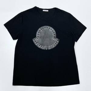 MONCLER モンクレール 半袖 Tシャツ ロゴ ビッグ ブラック E109F8051800 NOIR KEI NINOMIYA サイズM