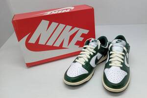 ☆ 美品 箱あり NIKE ナイキ DUNK LOW ダンクロー dq8580-100 ローカット スニーカー スポーツ 27.0 ホワイト×グリーン 通年