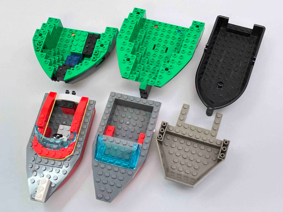 LEGO レゴ 船 ベースパーツ 合計3.5kg以上大量まとめ売り※POLICE船