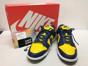 NIKE DUNK LOW RETRO DD1391-700 スニーカー ローカットスニーカー メンズ 27.5cm US9.5 UK8.5 VARSITY MAIZE/MIDNIGHT NAVY 箱 黒タグあり