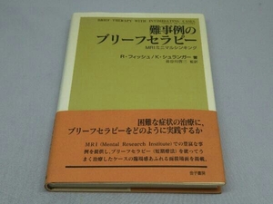 難事例のブリーフセラピー (リチャード・フィッシュ カリーン・シュランガー 著)