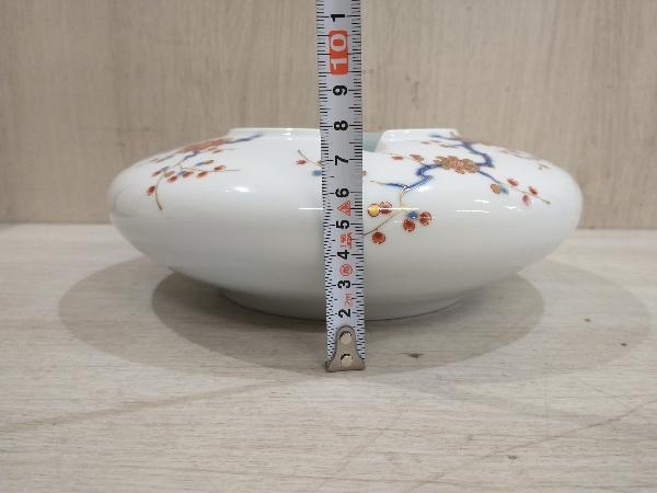 未使用品 深川製磁 灰皿 有田焼 宮内御用達 直径約23cm 高さ約7cm