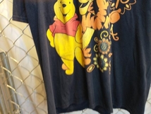 古着 Disney Pooh Tigger ネイビー 半袖Tシャツ プーさん 店舗受取可_画像4