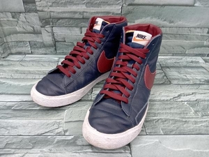 NIKE BY YOU/BLAZER MID/ナイキ/ブレーザー/CW4648-991/メンズ/US8/26.0cm/ネイビー/レッド