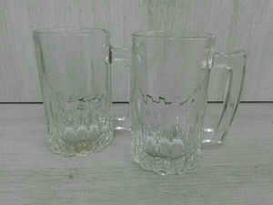  present condition goods that time thing Asahi beer beer mug 2 piece set 