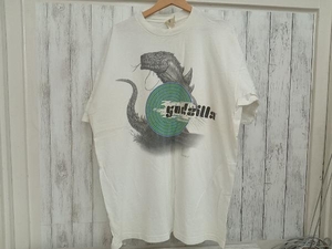 古着/ホワイト/godzilla/90s/半袖Tシャツ/ゴジラ/コピーライト/ホワイト/XLムービーTシャツ