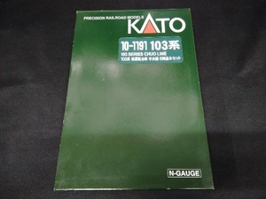 動作確認済 車輪に劣化あり Nゲージ KATO 10-1191 103系電車 低運転台車 中央線 6両基本セット