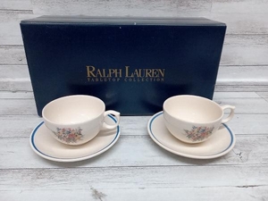 RALPH LAUREN ラルフローレン　WEDGWOOD ウェッジウッド　TABLETOP COLLECTION テーブルトップコレクション　カップ&ソーサー　2客