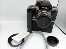 ジャンク Nikon F2 一眼レフカメラ NIKKOR 28MM 1:2.8 交換レンズ モータードライブ付き_画像1