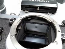 ジャンク Nikon F2 一眼レフカメラ NIKKOR 28MM 1:2.8 交換レンズ モータードライブ付き_画像3