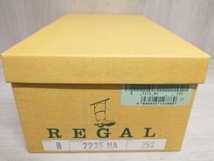 REGAL Imperial Gradeドレスシューズ 本革 レザー ウィングチップ メダリオン ブラック リーガル インペリアルグレード 25cm メンズ_画像8