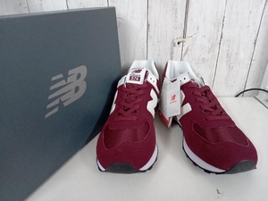 【タグ付き】New Balance ニューバランス ML574RS2 スニーカー ワインレッド 28cm 店舗受取可