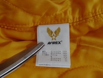 AVILEX CWU 36P VX-31 TOPGUN TIGER SHIRKS YELLOW アヴィレックス トップガン タイガーシャーク イエロー サイズL 6172128_画像8