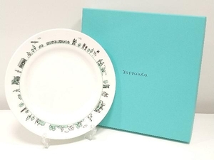 TIFFANY&Co. ティファニー 三菱電機 100周年記念 プレート ホワイト 19cm 店舗受取可