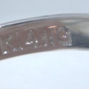 【新品仕上げ済/ソーティング付】 K14WG 真珠 パール リング 約14号 3.2gの画像5
