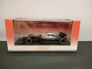 箱傷み、ケースにキズ EBBRO 1/43 McLaren Honda MP4-30 2015 Early Season Version No.22