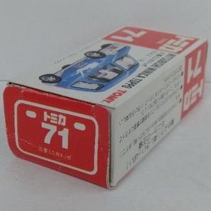 トミカ No.71 三菱 ミニカトッポ 水色 赤シート 1HWホイール 赤箱 ロゴ赤字 日本製の画像7