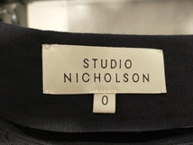 STUDIO NICHOLSON 18SS TRICK SKIRT ネイビー 0 スタジオニコルソン　タックスカート_画像4