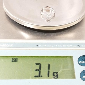 【新品仕上済み】 【カード型鑑別書付き】DEBEERS デビアス K18WG (総3.1g) 天然 ダイヤ ＃11.5 リング 指輪の画像7