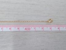 K18　デザインネックレス　約43cm　2.7g_画像4