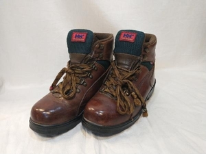 HELLY HANSEN Trekking Boots Leather Boots Size:25cm Brown Made in Korea ヘリーハンセン トレッキングブーツ レザーブーツ 店舗受取可