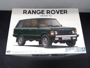  plastic model Aoshima 1/24 Land Rover LH36D Range Rover Classic '92 The * model car No.120