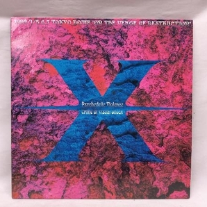 【ジャンク】 X 1992/1/5 6 7 TOKYO DOME 'ON THE VERGE OF DESTRUCTION' レコード型パンフレット ライブグッズの画像1