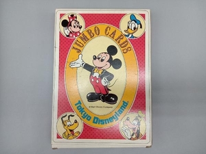  Tokyo Disney Land jumbo playing cards Showa Retro rare Mickey 
