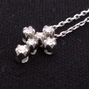 STAR JEWELRY（Star） ／スタージュエリー／K18WG／ダイヤ0.1ct／38cm／1.8g／品物のみ／ブランドアクセサリーの画像3