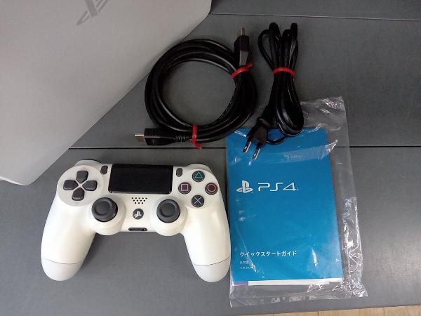 動作確認済】PS4 本体 PlayStation4 グレイシャー・ホワイト 500GB