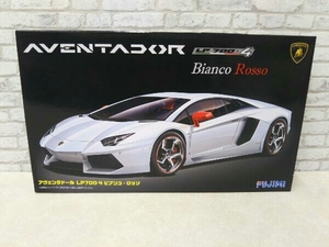  пластиковая модель Fujimi модель 1/24 Lamborghini Aventador Bianco rosso настоящий спорт машина RS-06