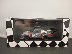 箱傷み、ケース底面キズ EBBRO 1/43 Porsche 911 RSR Turbo Lemans 24hours 1974 No.22 SILVER エブロ