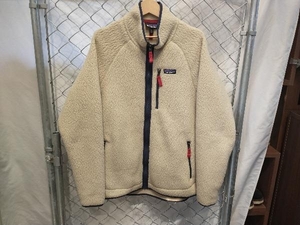 Patagonia 19FW Retro Pile Jacket 22801 XL Beige パタゴニア レトロパイルジャケット ベージュ オフホワイト フリース 店舗受取可