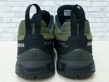 SALOMON サロモン X WARD LEATHER GORE-TEX 471822 トレッキングシューズ 登山靴 アウトドア 防水 メンズ 26cm カーキ×ブラック_画像4