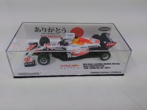 MINICHAMPS1/43レッド ブル レーシング ホンダRB16Bマックス・フェルスタッペン トルコGP2021 2位(ありがとうホンダカラー) 日本特注