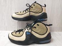 NIKE × stussy AIR PENNY 2 SP DX6934-200 ナイキ × ステューシー エア ペニー2 Rattan and Limestoneスニーカー 28.0cm ベージュ_画像2