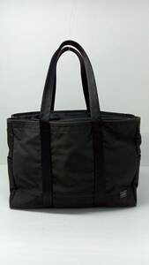 * PORTER Porter Yoshida Kaban tongue car tote bag business bag commuting pocket great number PC storage made in Japan black through year 