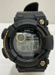 CASIO G‐SHOCK FROGMAN GWF-1000G-1JR カシオ ジーショック フロッグマン ソーラー電波 黒金蛙 201D071J