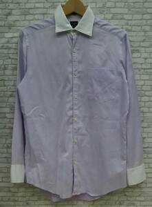 Paul Smith Paul Smith PL-CR-80516 рубашка с длинным рукавом хлопок рубашка размер S лиловый × белый мужской рубашка мужской внутренний 