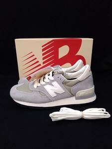 [タグ付・未使用] New Balance 990V1 Gray ニューバランス スニーカー グレー 27cm M990TA1 店舗受取可